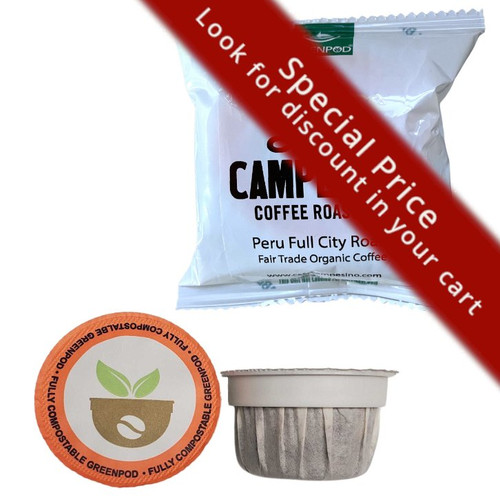 Peru Full City Roast GreenPods