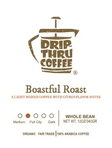 DripThru Coffee private label example