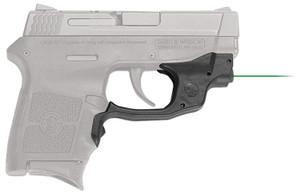 Crimson Trace 0143901 Laserguard  Fits S&W M&P Bodyguard .380, Green Laser Black Polymer