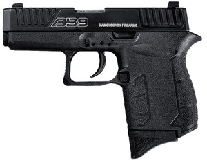 Diamondback DB0200P001 DB9 Gen4 Micro-Compact Frame 9mm Luger 6+1, 3.10" Stainless Steel Barrel, Black Serrated Stainless Steel Slide, Black Polymer Frame w/Beavertail & Grip