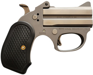 Bond Arms BAHB Honey B Stinger RS 22 LR 2rd Shot 3" Matte Stainless Steel Frame Black Extended B6 Resin Grips Right Hand
