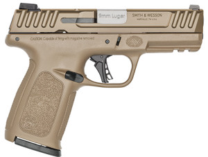 Smith & Wesson 14371 SD9 2.0  9mm Luger 16+1 4" FDE Compact Frame Stainless Steel Slide Textured Grip
