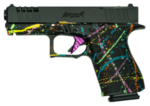 GLFA 19 STRIKER 9MM 4 SPLATTER BLACK OR 15RD