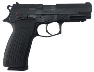 Bersa TPR9M TPR  Full Size Frame 9mm Luger 17+1, 4.25" Black Steel Barrel, Matte Black Serrated Steel Slide & Aluminum Frame w/Picatinny Rail, Ambidextrous