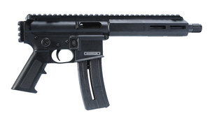 Mountain Bill Gun Lab MBGL-GOAT15-ATOM-1-HC Goat-15 Atom 22 LR 10+1 7.80" Black Oxide Threaded Barrel, Black Polymer Receiver w/Picatinny Rail, M-LOK Handguard, Black Polymer Grip