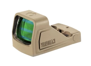Viridian 9810142 RFX11  Flat Dark Earth 1 x 16 mm x 22 mm 3 MOA Green Dot