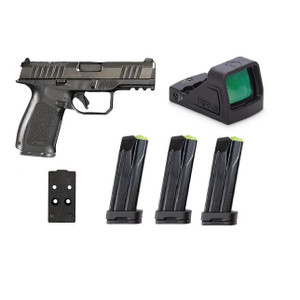 Rost Martin RM1C Handgun Bundle 9mm Luger 10rd (4) Magazines 4" Barrel Black Red Dot Pistol Case