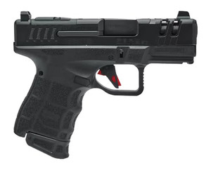 Sarsilmaz SAR9SCG3BL SAR9 SC Gen3 Sub-Compact 9mm Luger 15+1 3.30" Black Barrel, Black Steel Lightening Cut/Optic Ready/Serrated Slide, Black Polymer Frame & Textured Grip, RMSc Footprint