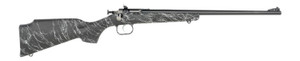 Crickett KSA2344 My First Rifle Gen2 22 LR 1rd 16.13" Blued Single Shot Barrel, Drilled & Tapped Receiver, Black w/White Webbing Fixed Synthetic Stock