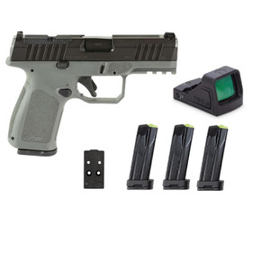 Rost Martin RM1C Handgun Bundle 9mm Luger 10rd (4) Magazines 4" Barrel Gray Red Dot Pistol Case CA Compliant