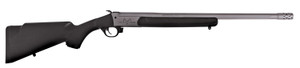 Traditions CR451130T Outfitter G3 Full Size 450 Bushmaster 1rd 22" Stainless Cerakote Fluted Threaded Barrel, Drilled & Tapped Steel Receiver, Fixed Black Synthetic Stock, Right Hand