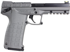 Kel-Tec PMR30TACGY PMR30  22 WMR 30+1 4.30" Fluted Steel Barrel, Black/Gray Serrated Slide, Gray Polymer Frame w/Picatinny Accessory Rail, Gray Textured Polymer Grip