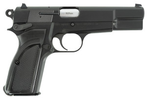 Inglis 12000000 L9A1  Full Size Frame 9mm Luger 15+1 4.70" Hard Chrome Plated Stainless Steel Barrel, Black Cerakote Steel Serrated Slide, Black Cerakote Steel Frame, Black Plastic Grip