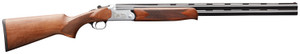 Charles Daly 930217 202  Full Size 20 Gauge Break Open 3" 2rd 26" Blued Over/Under Vent Rib Barrel, Engraved Quail Scene Silver Steel Grooved Receiver, Fixed Checkered Walnut Stock