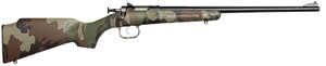 Crickett KSA2170 My First Rifle Gen2 22 S/L/LR Single Shot 16.10" Blued Barrel & Receiver, M81 Woodland Camo Synthetic Fixed Stock, EZ Loader
