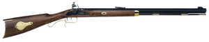 Traditions R2390801 Hawken Woodsman  50 Cal Flintlock 28" Octagonal, Blued Barrel/Rec, Hardwood Stock, Double Set Triggers, Brass Accents, Adjustable Sight