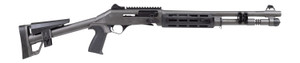 Panzer Arms PAM4CSDGMFSS M4 Speed Pro 12 Gauge Semi-Auto 3" 5+1 18.50" Black Ported Barrel, Black Aluminum Receiver w/Picatinny Rail, M-LOK Handguards, Black Skeleton w/Pistol Grip, Ambidextrous