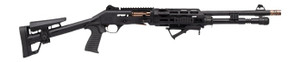 Panzer Arms PAM4NCSBBTMFSS M4 Pro AI 12 Gauge Semi-Auto 3" 5+1 18.50" Black Ported Barrel, Black Aluminum Receiver w/Picatinny Rail, Skeleton Stock