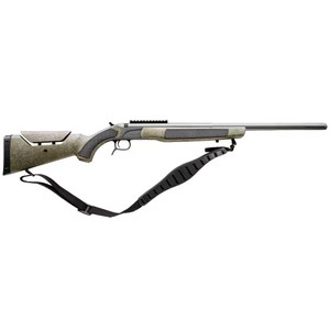CVA Accura MR-X Muzzleloader - Cerakote Tungsten & Nitride w/ OD Green Stock - .45 Cal 26" Barrel Threaded - 1:22 Twist - 209 & Variflame Ignition Incl