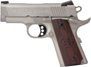 CLT DEFENDER 45ACP 3 SS BRUSHED G10 BLK CHERRY