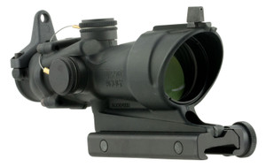 Trijicon 100091 ACOG  Black Hardcoat Anodized 4x32mm Illuminated Amber Crosshair 223 Reticle