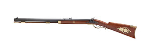 Taylors & Company 210109 Pedersoli Hawken Target 50 Cal Percussion 28" Blued Single Shot Octagon Barrel, Color Case Hardened Steel Receiver, Fixed Walnut Stock