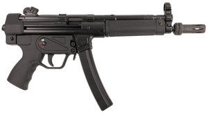 MAC 12750004 5  9mm Luger 30+1 8.90" Black Phosphate Steel Threaded Barrel, Black Phosphate Optics Ready Receiver/Frame, Black Grip, Ambidextrous