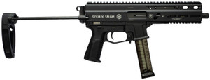 Grand Power 197892004855 SP10A3 Stribog 10mm Auto 20+1 8" Black Threaded Barrel, Black Aluminum Picatinny Rail Receiver, Black Polymer PDW Tailhook Brace, Black Polymer Grip, Thread Protector