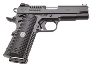 Wilson Combat ACPFS45A ACP Full-Size SAO 45 ACP 5" 8+1 Black Armor-Tuff Carbon Steel Frame/Slide Black G10 Eagle Claw Grips Ambi Thumb Safety