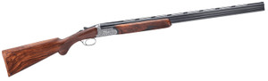 Rizzini USA 41011229 Round Body EM Full Size 12 Gauge Break Action 2rd 29" Vent Rib Barrel, Coin Anodized Silver Receiver, Fixed w/Prince of Whales Grip Grade III Turkish Walnut Stock