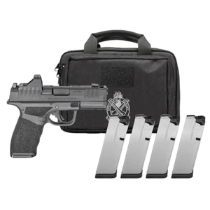 Springfield Gear Pac Hellcat Pro Comp OSP Handgun 9mm Luger 15rd Magazines(4) 4" Barrel Green Dot & Bag