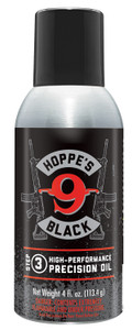Hoppe's HBL4A Black Precision Oil Lubricates and Protects Against Corrosion 4 oz. Aerosol Can with Extension Tube