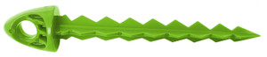 Targettack Llc  Targettack  Lime Green Polycarbonate Plastic 3" For Paper/Vinyl Targets 12 Pack