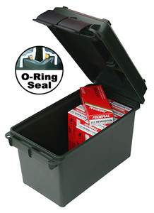 MTM Case-Gard AC50C40 Ammo Can  50Cal Rifle Black Polypropylene