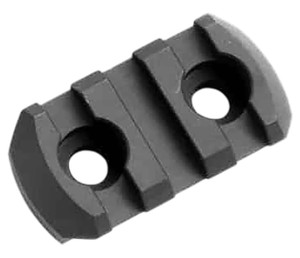 Kinetic Development Group TAP5-101 M-LOK 3 Slot Picatinny Rail  Black Aluminum Alloy