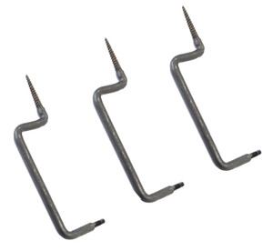 Stealth Cam STCTS3PK Tree Screw Mounts Compatible With 1/4"-20 thread adapter Black 3 Per Pkg
