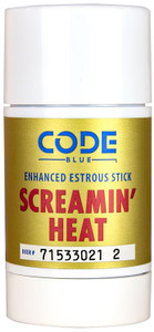 Code Blue OA1418 Screamin' Heat Stick Doe Urine Scent Wax 2.60 oz Scent Stick