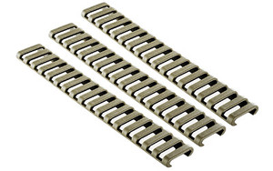 ERGO 18-SLOT LDDR RAIL COVERS 3PK DE