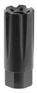 TacFire MZ10209MM Linear Compensator Black Nitride Steel with 1/2"-36 tpi Threads, 2.26" OAL, 0.87" Diameter & Forward Style for 9mm Luger AR-Platform