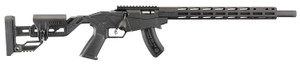 Ruger 8404 Precision Rimfire  22 WMR 15+1 18" Threaded Barrel, Hard Coat Anodized Finish, 15" Free-Float Handguards w/M-Lok Slots, Synthetic Adjustable Quick-Fit Precision Rimfire Stock, Black Polymer
