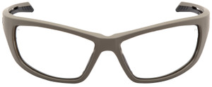 Pyramex VGST1310T Howitzer Glasses Clear Lens Anti-Fog Tan Frame