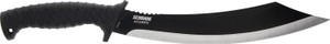 Schrade 1182527 Decimate Parang  11.75" Fixed Parang Plain Black Black Oxide 3Cr13 Steel Blade 6.75" Black Rubber Overmold Handle Includes Sheath