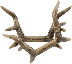 Flextone FLX-FLXDR064 Battle Bones Rattling Antlers Attracts Deer Species Brown