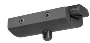 Yankee Hill 638 Bipod Adaptor  Black Aluminum, Picatinny Attachment for Harris Style Bipods
