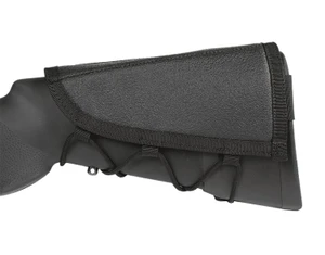 Blackhawk 90CP02BK Ammo Cheek Pad  Black Nylon 5rd Rifle Buttstock Mount