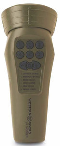 Western Rivers WRC-GC6S Mantis Six Shooter Electronic Call Multiple Sounds Attracts Predators Brown Plastic