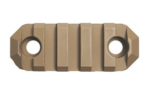 GROVTEC RAIL MLOK 5 SLOT 2.2" COY