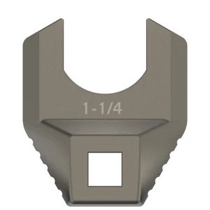 Real Avid AVMF114BNW Master -Fit Barrell Nut Wrench 1 1/4" Titanium Titanium/Stainless Steel AR-Platform Free-Float Handle