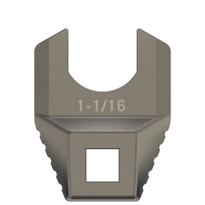 Real Avid AVMF1116BNW Master -Fit Barrell Nut Wrench 1 1/16" Titanium Titanium/Stainless Steel AR-Platform Free-Float Handle