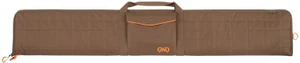 Allen 1104-52 Highland Shotgun Case 52" Brown Quilted Polyester Exterior, Front Flap Pocket w/Magnetic Closure, Lockable Zipper